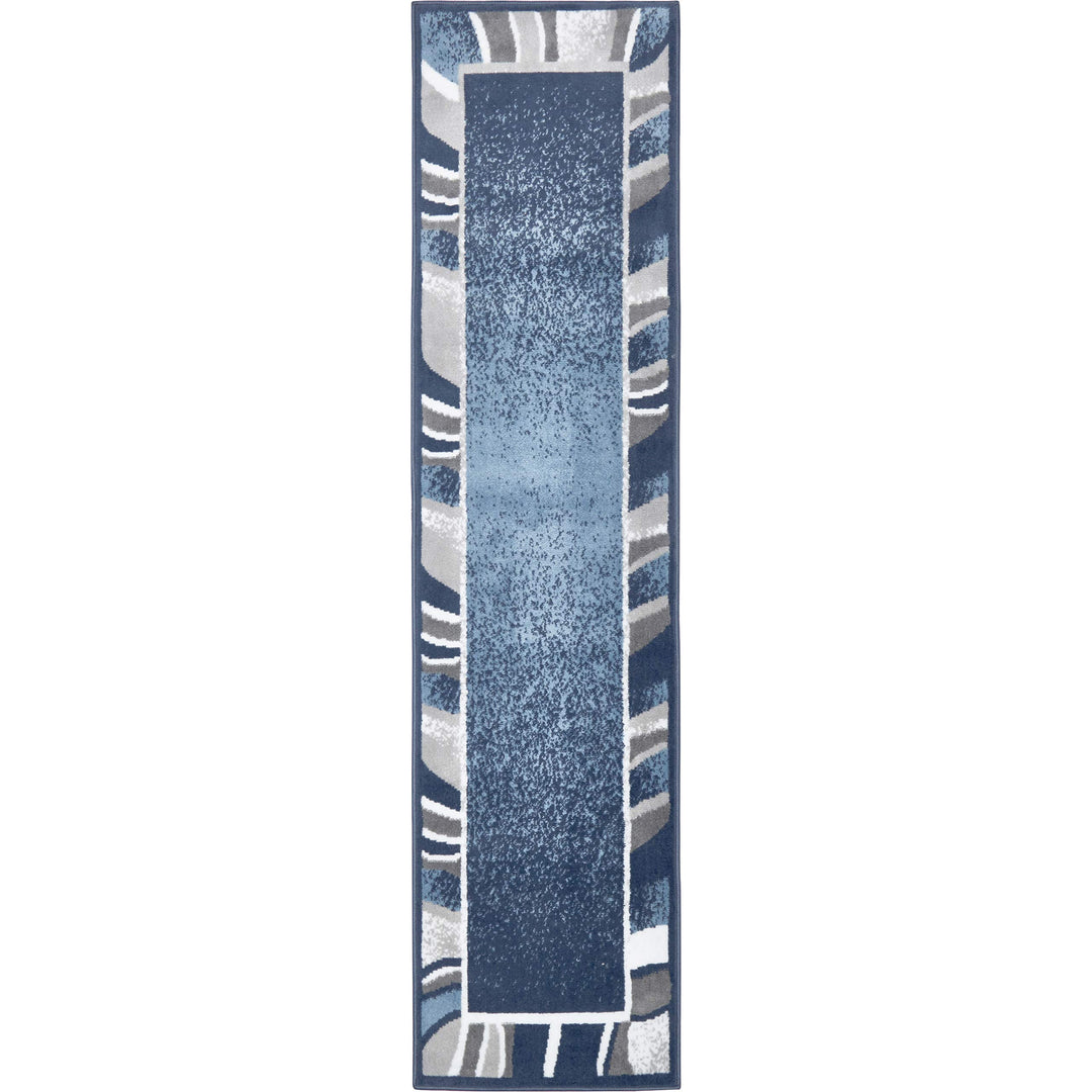 Home Dynamix Lyndhurst Rotana Modern Area Rug Contemporary Blue/Gray/Ivory