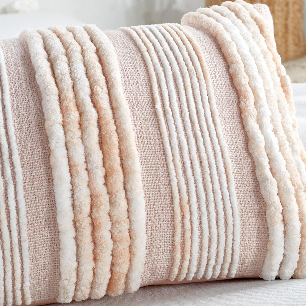 Space-Dyed Tufted Decorative Pillow Blush Single - Diamond Home USA