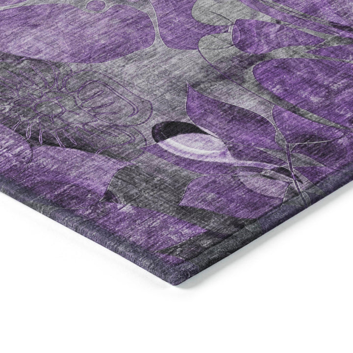 Addison Rugs Chantille ACN558 Purple 8' x 10 Indoor Outdoor Area Rug Stain - Diamond Home USA