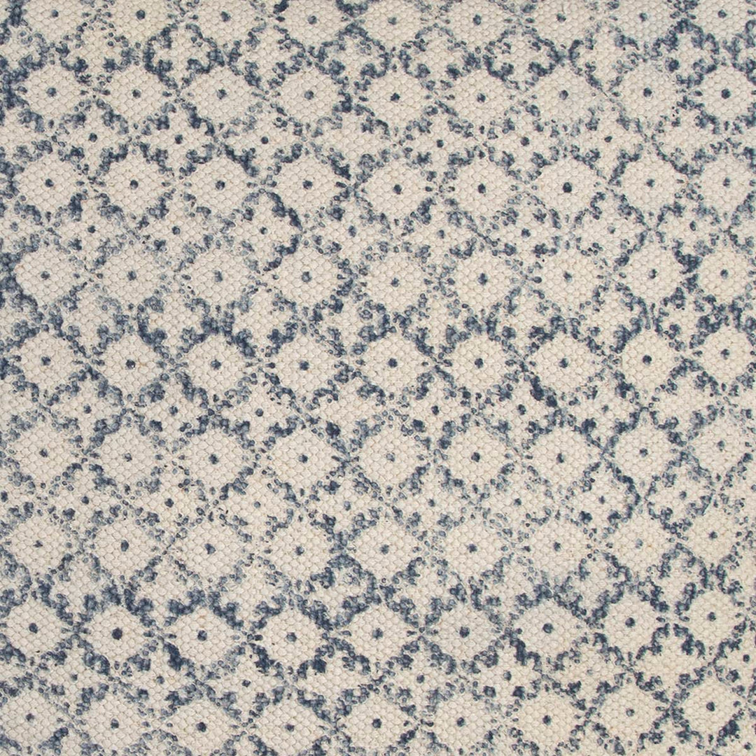 Rizzy Home|T12239|Poly Fill Decorative Pillow|22"x22" Blue/Neutral/White Ditsy - Diamond Home USA