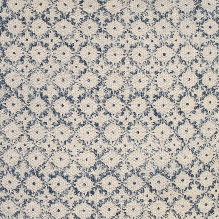 Rizzy Home|T12239|Poly Fill Decorative Pillow|22"x22" Blue/Neutral/White Ditsy - Diamond Home USA