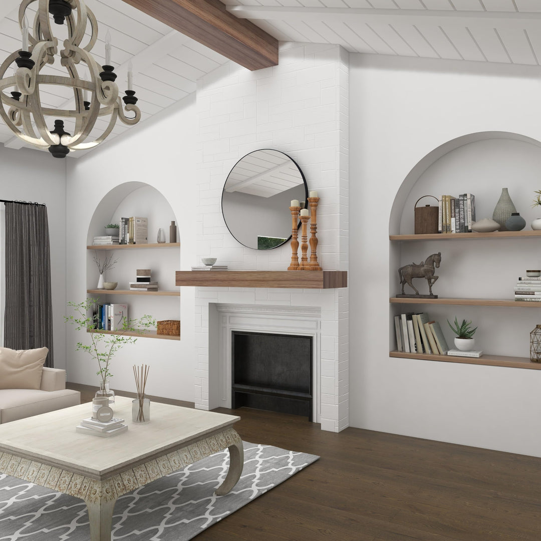 Brown Mango Wood Handmade Candle Holder with Turned Style (Set of 3) - Diamond Home USA