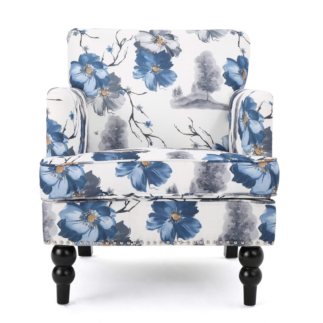 Christopher Knight Home Boaz Fabric Club Chair - Floral Print - Diamond Home USA