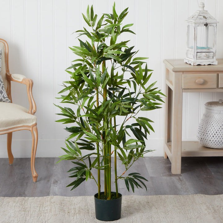 4' Bamboo Artificial Tree Black - Diamond Home USA