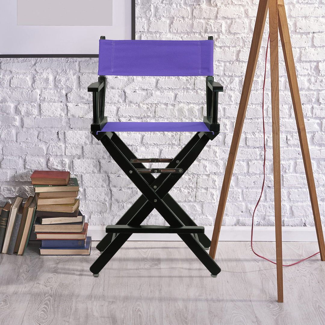 Casual Home 24" Counter Height Directors-Chairs Frame/Natural/Wheat Canvas