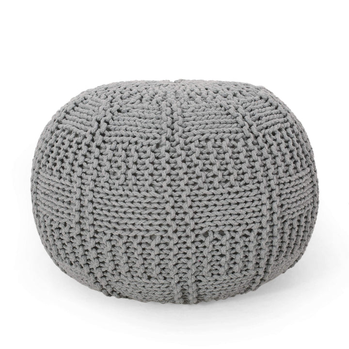 Improved Series Hortense Pouf Gray