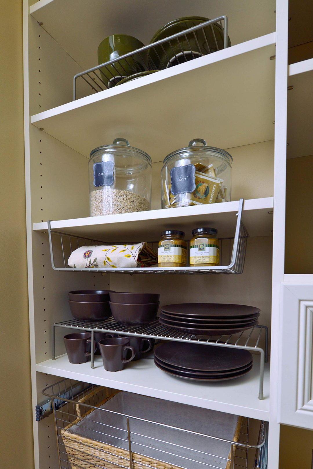 Organized Living 2313171145 Adjustable Shelf - Nickel - Diamond Home USA