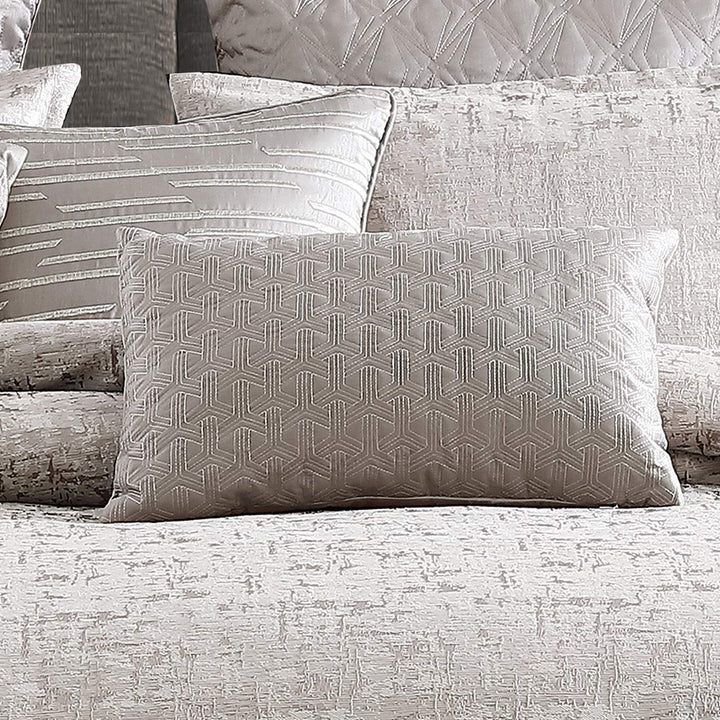 Riverbrook Home 100% Polyester Comforter Set Queen Genoa - Gray 9 Piece Set