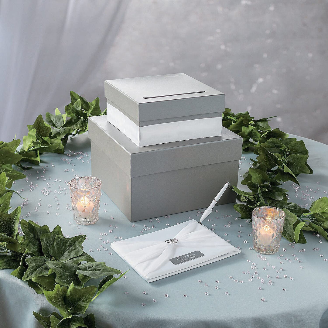 Iridescent Diamond Texture Votive Candle Holders Home 6 Pieces Clear Glass - Diamond Home USA