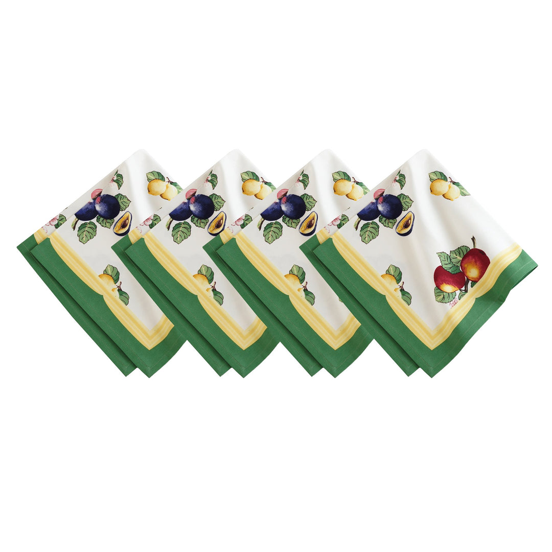 Villeroy & Boch French Garden tton Fabric Napkin (Set of 4) 21"x21" Multi 4