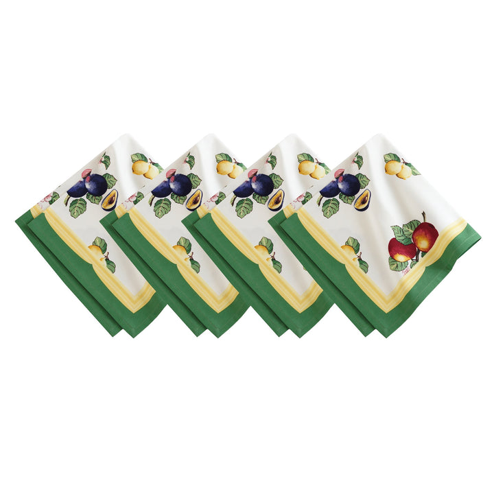 Villeroy & Boch French Garden tton Fabric Napkin (Set of 4) 21"x21" Multi 4