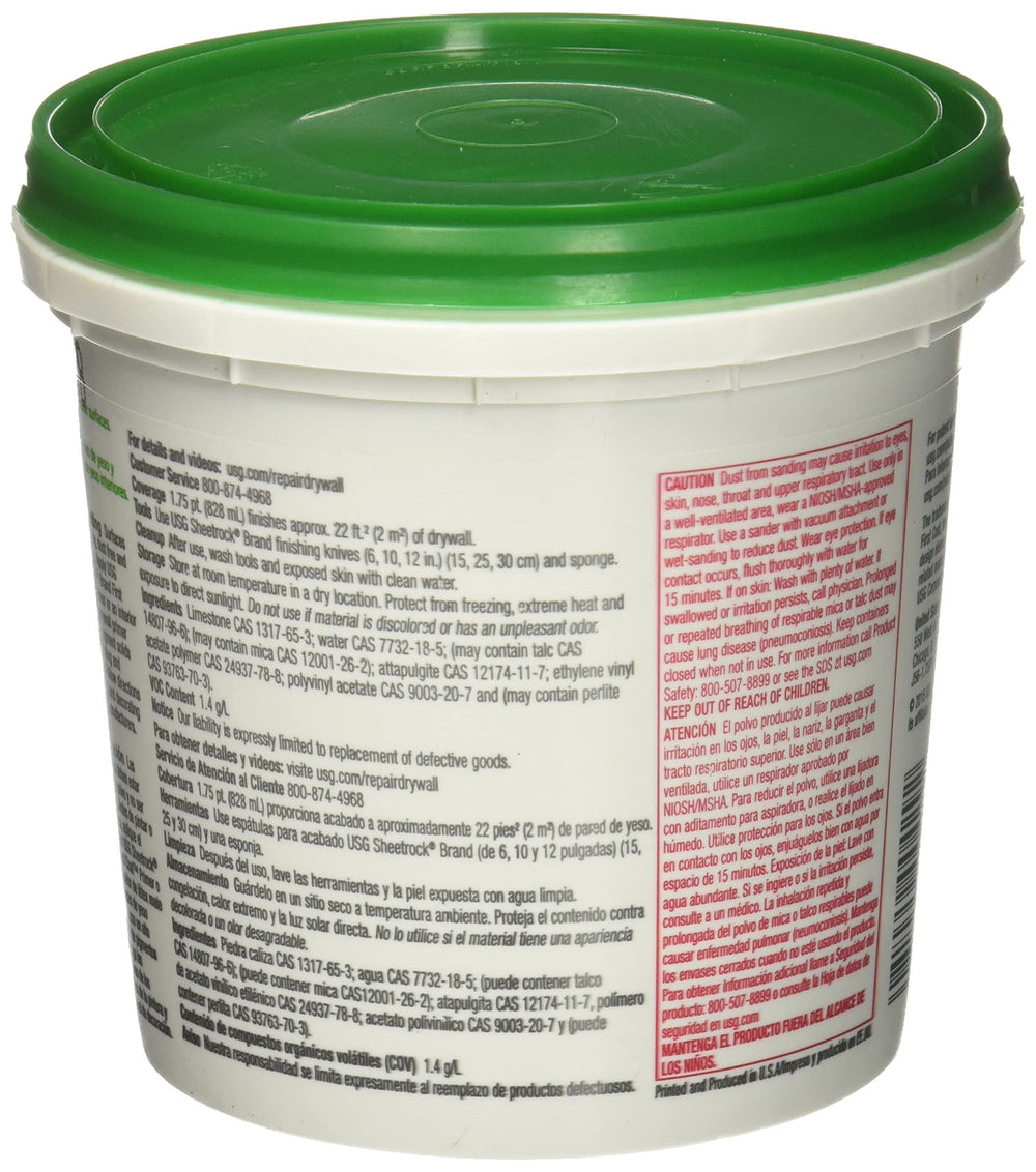 U S GYPSUM 380270072 U S Gypsum 380270 Quart Ready-To-Use Joint Compound - Diamond Home USA