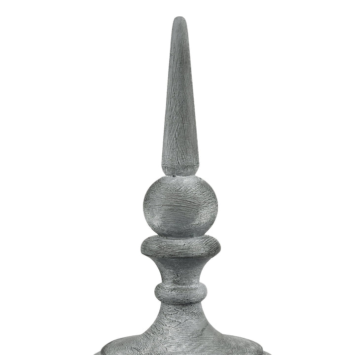 Decorative Object Small Grey Resin - Diamond Home USA