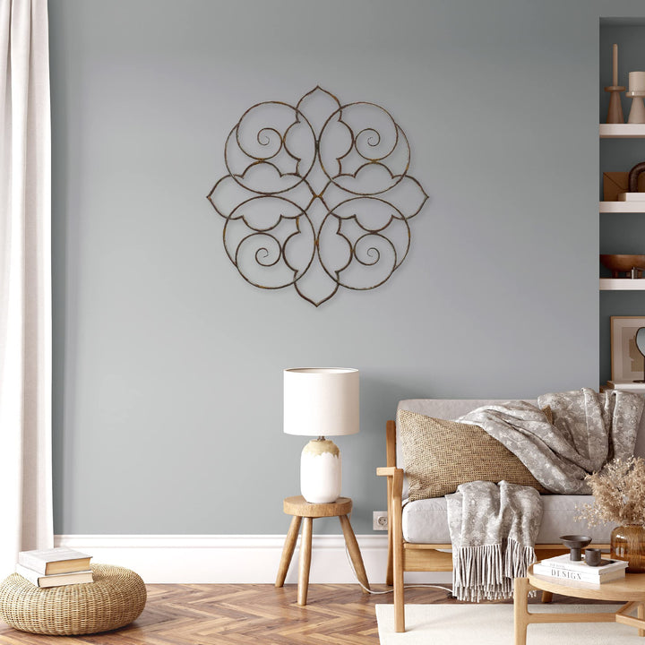 Southern Patio Taza Metal Wall Art Outdoor Indoor Décor with Bronze Finish - Diamond Home USA