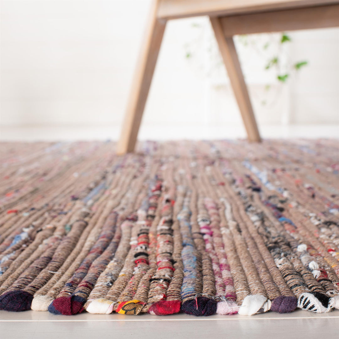 SAFAVIEH Rag Rug Collection Runner Rug - 2'3" x 6' Rust & Multi Handmade Boho - Diamond Home USA
