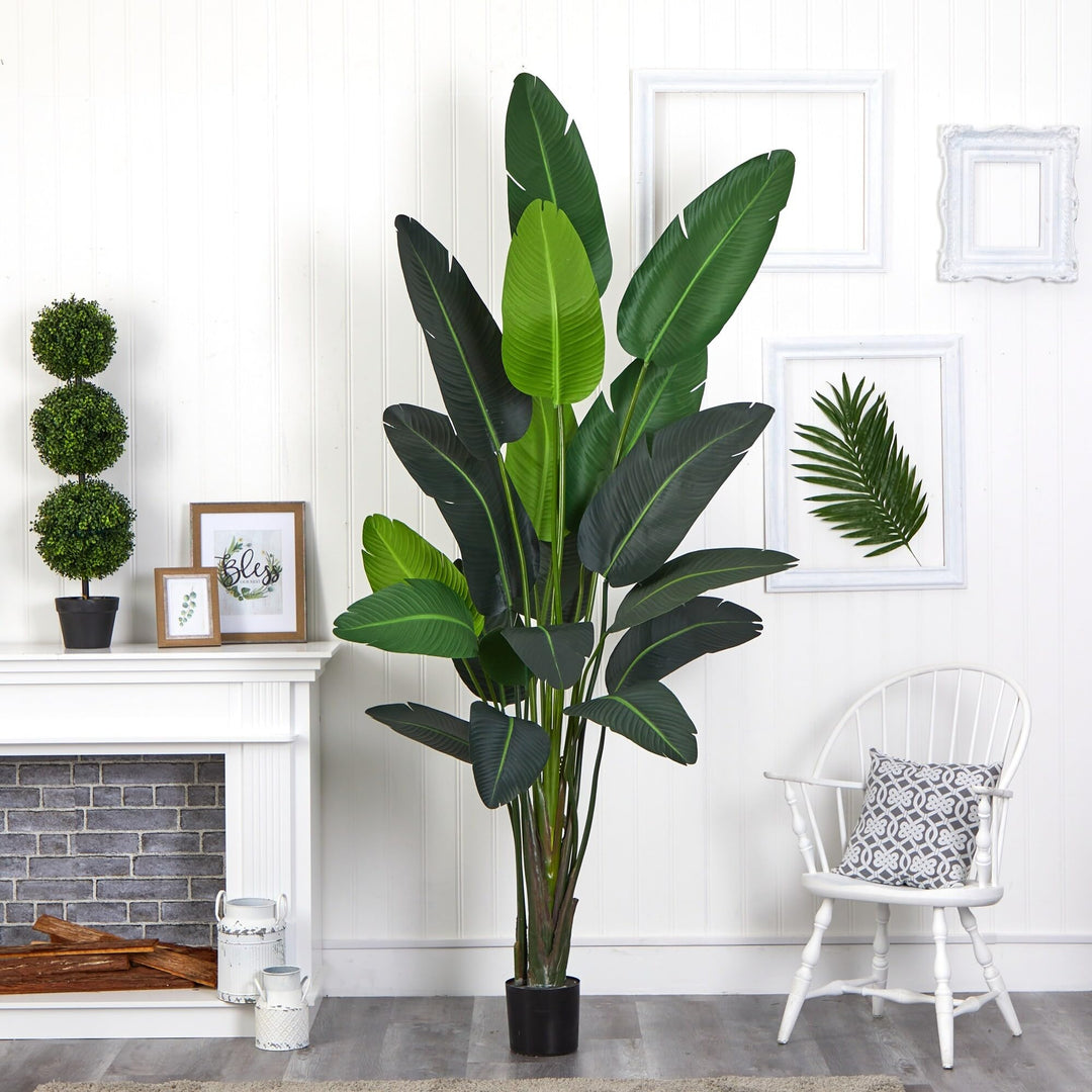 Nearly Natural 8' Traveler's Palm Artificial tree - Diamond Home USA