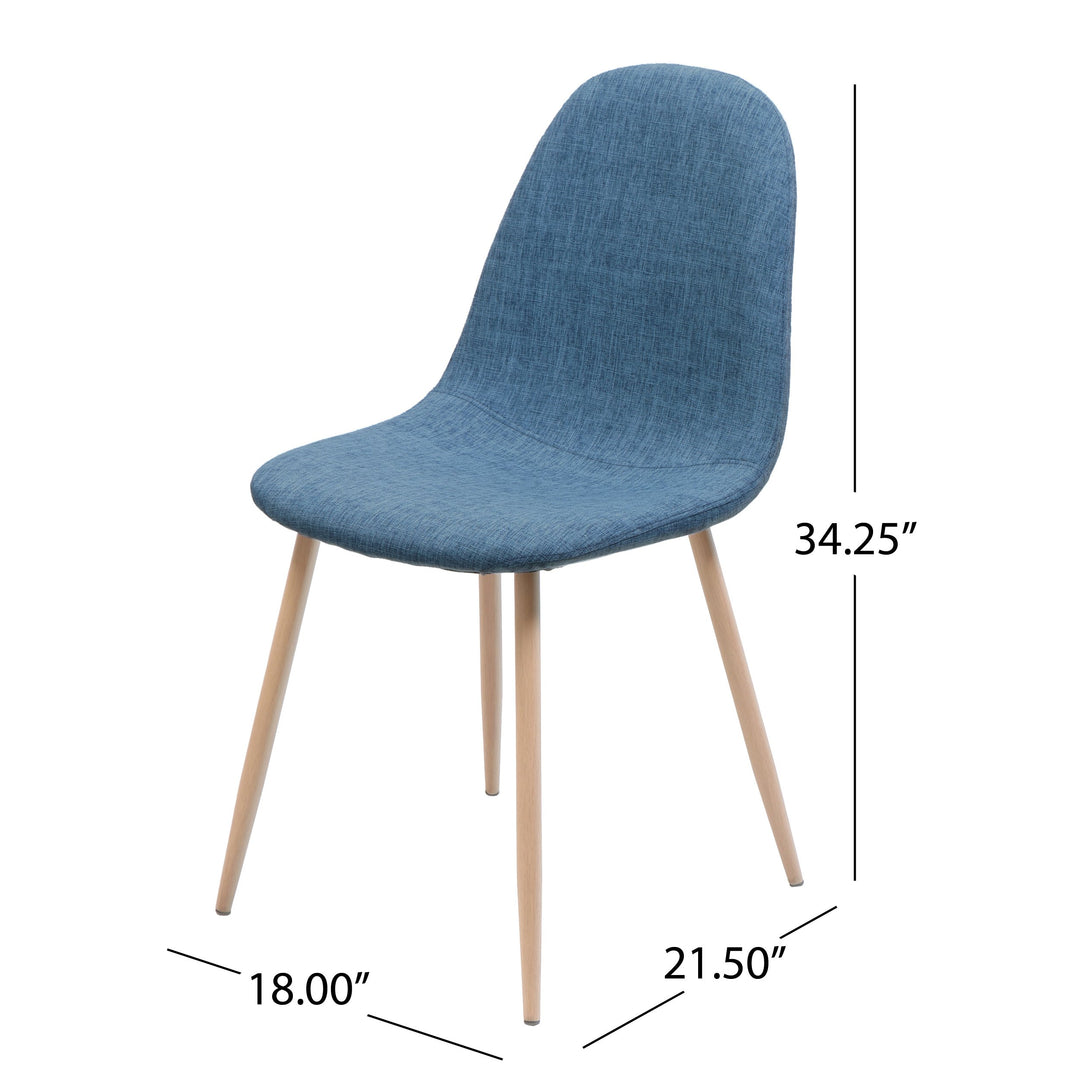 Christopher Knight Home 303205 Dining Chairs Muted Blue - Diamond Home USA