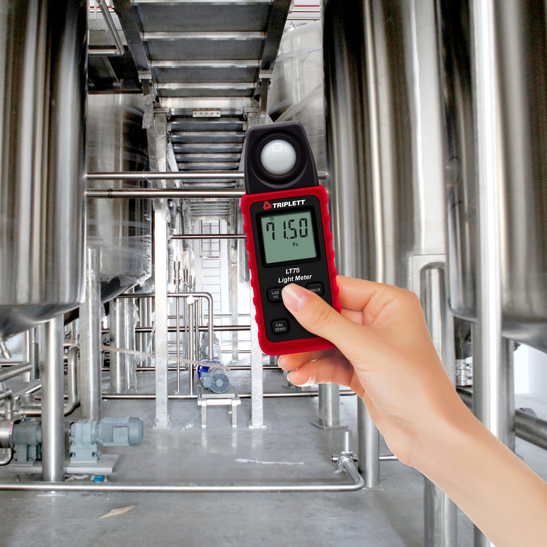 Triplett LT75 Digital Light Meter up to 400 000 Lux / 40 000 Fc - Diamond Home USA