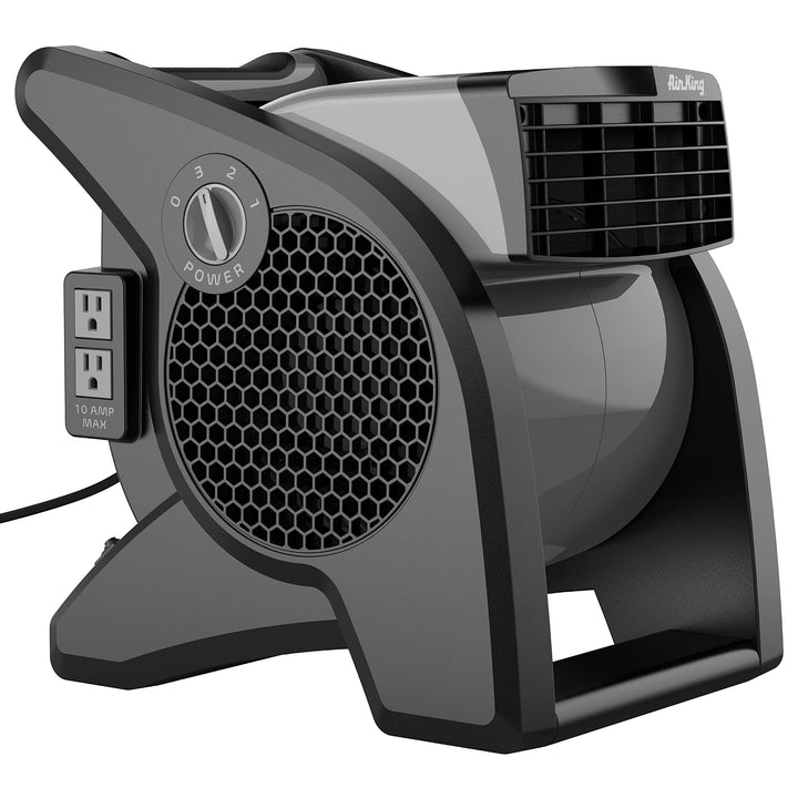 Air King 9555 3-Speed Commercial Grade Pivoting Blower 1/13-Horsepower Gray