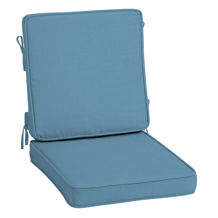 Arden Selections ProFoam Essentials Outdoor Chair Cushion 20 x 20 French Blue French Blue Texture