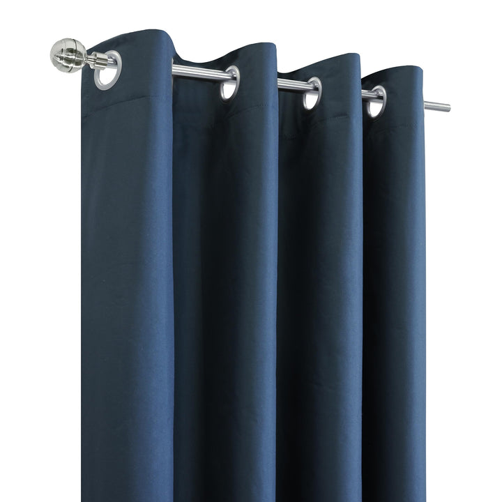 Thermalogic Alpine Blackout Grommet Curtain Panel 52 x 63 in Navy - Diamond Home USA