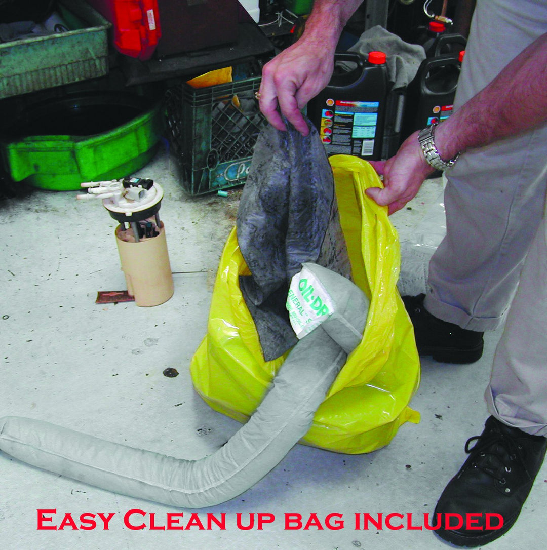 Oil-Dri L90435 Compact Universal 5-Gallon Bucket Spill Kit 5-Gallon Maximum - Diamond Home USA