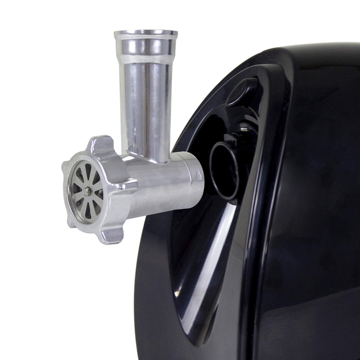 Nesco Food Grinder Stainless Steel/Black 500 watts Gray - Diamond Home USA