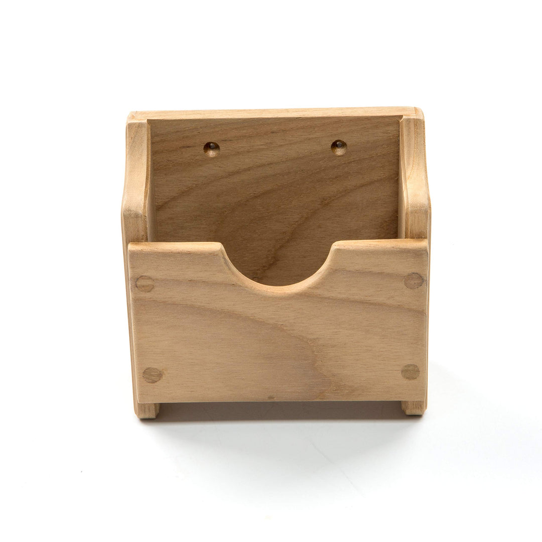 Teak Wall Mount Compass Rack 4-1/4" W X 4-1/8" H 2-1/4" D Brown Mounted - Diamond Home USA