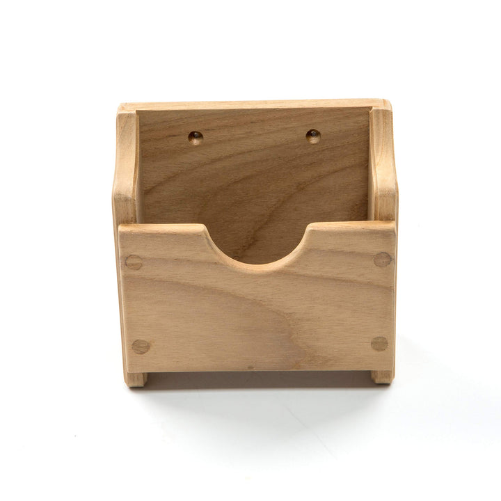 Teak Wall Mount Compass Rack 4-1/4" W X 4-1/8" H 2-1/4" D Brown Mounted - Diamond Home USA