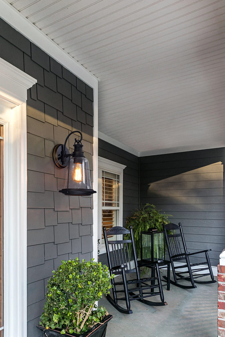 Westinghouse 6349100 Brynn One-Light Outdoor Wall Fixture Oil Rubbed Bronze - Diamond Home USA