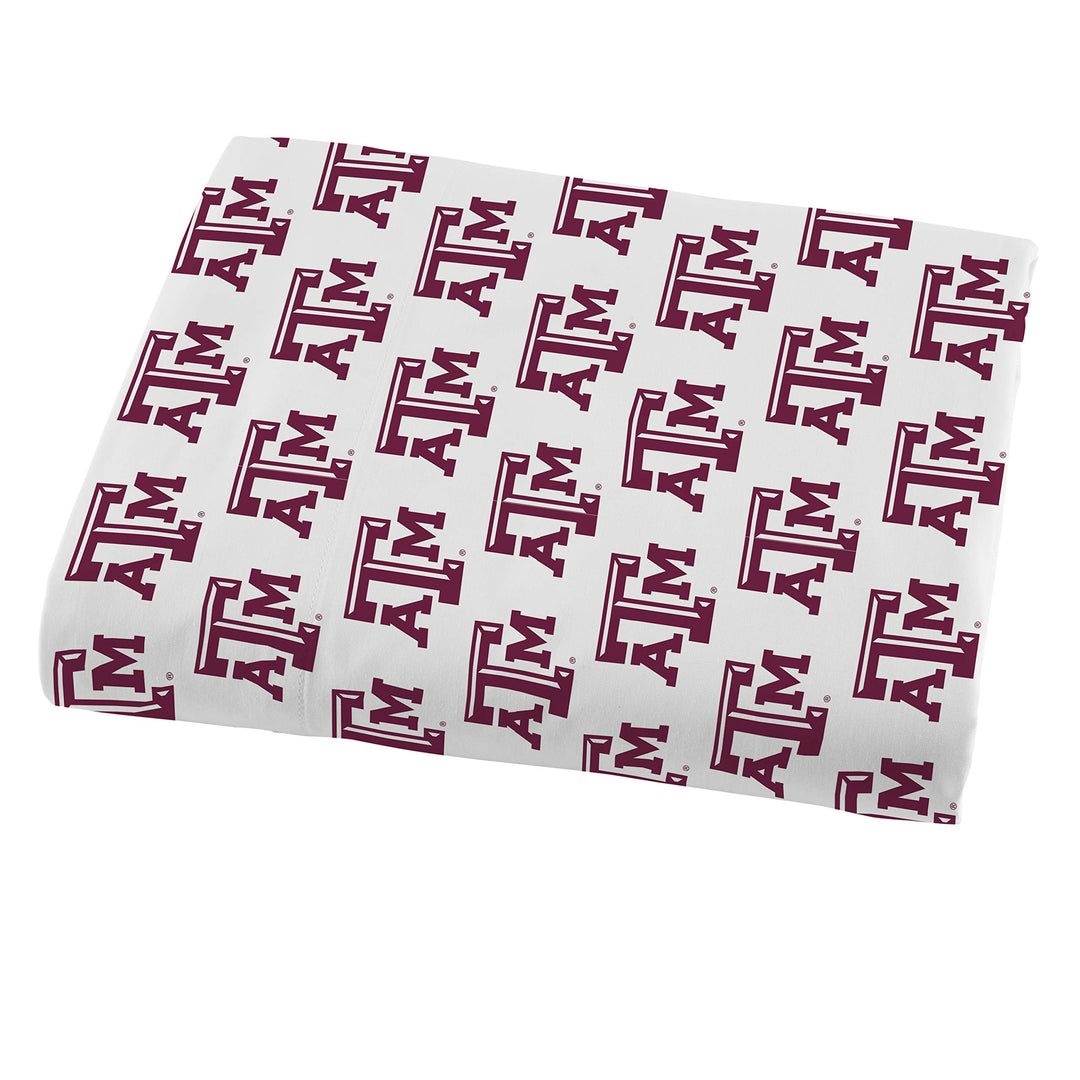 NCAA Texas A&M Aggies "Rotary" Full Bed In a Bag Set orange