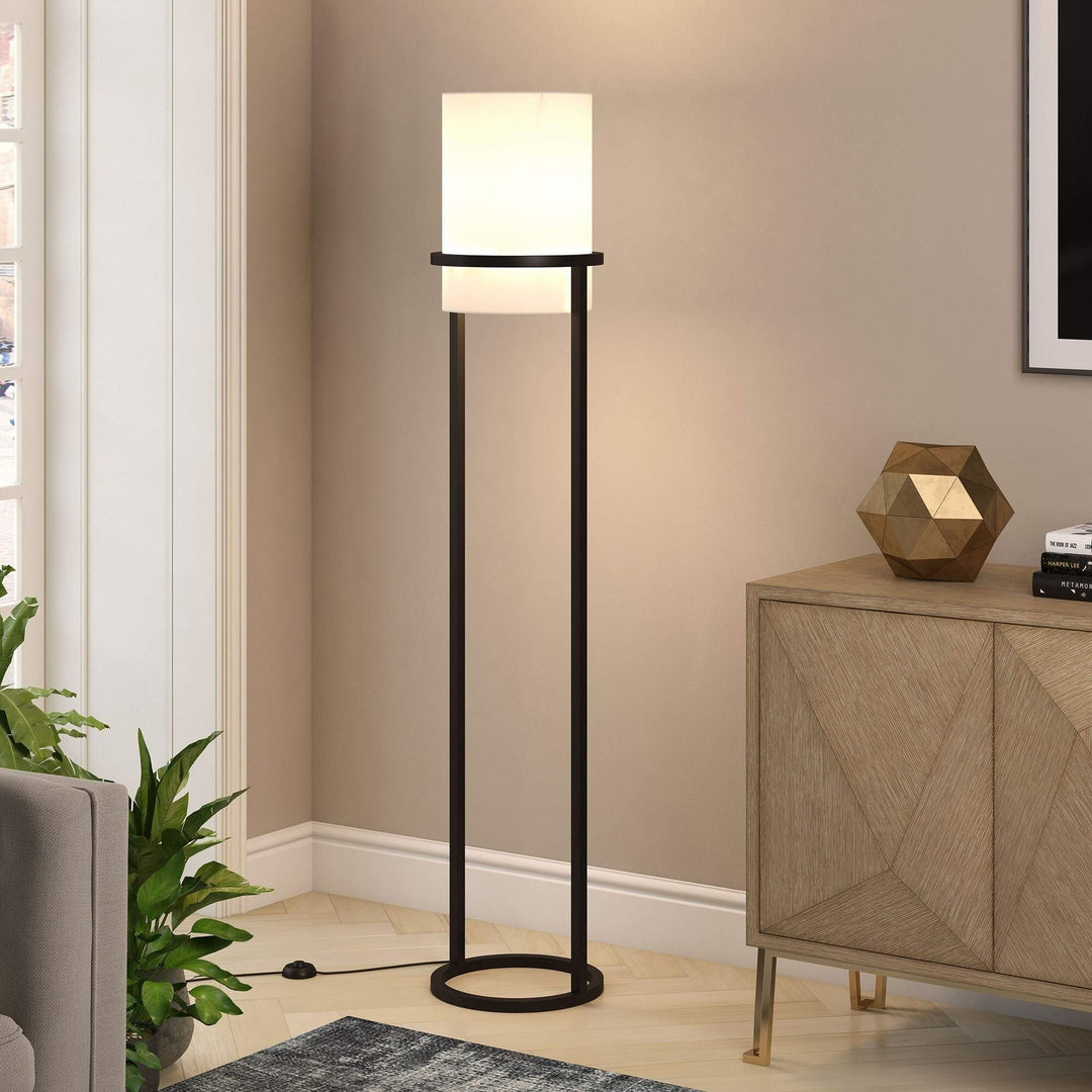 Blackened Bronze Floor Lamp Black - Diamond Home USA