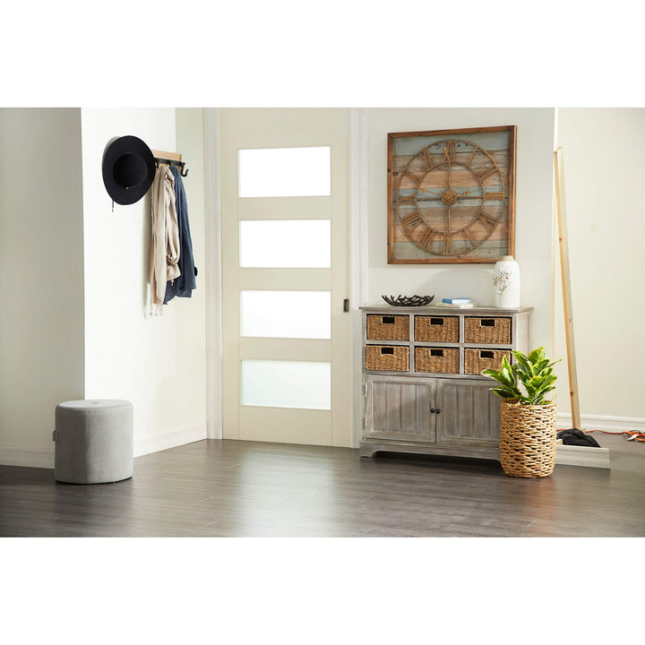 Jartop Wood Metal 30-inch X Wall Clock Brown Farmhouse Square Finish Roman - Diamond Home USA