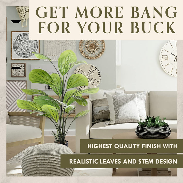 Fan Palm oor Plants - Artificial Plants for Home Decor oor Faux Plants - Diamond Home USA