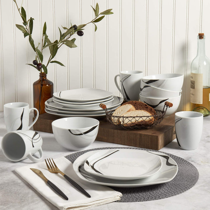 Carnival 16 Piece Dinnerware Set - Diamond Home USA