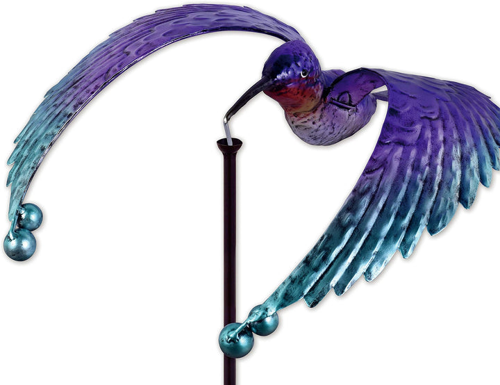 Sunset Vista 93494 Nature in Motion Spinner Garden Stake 45-Inch Purple - Diamond Home USA