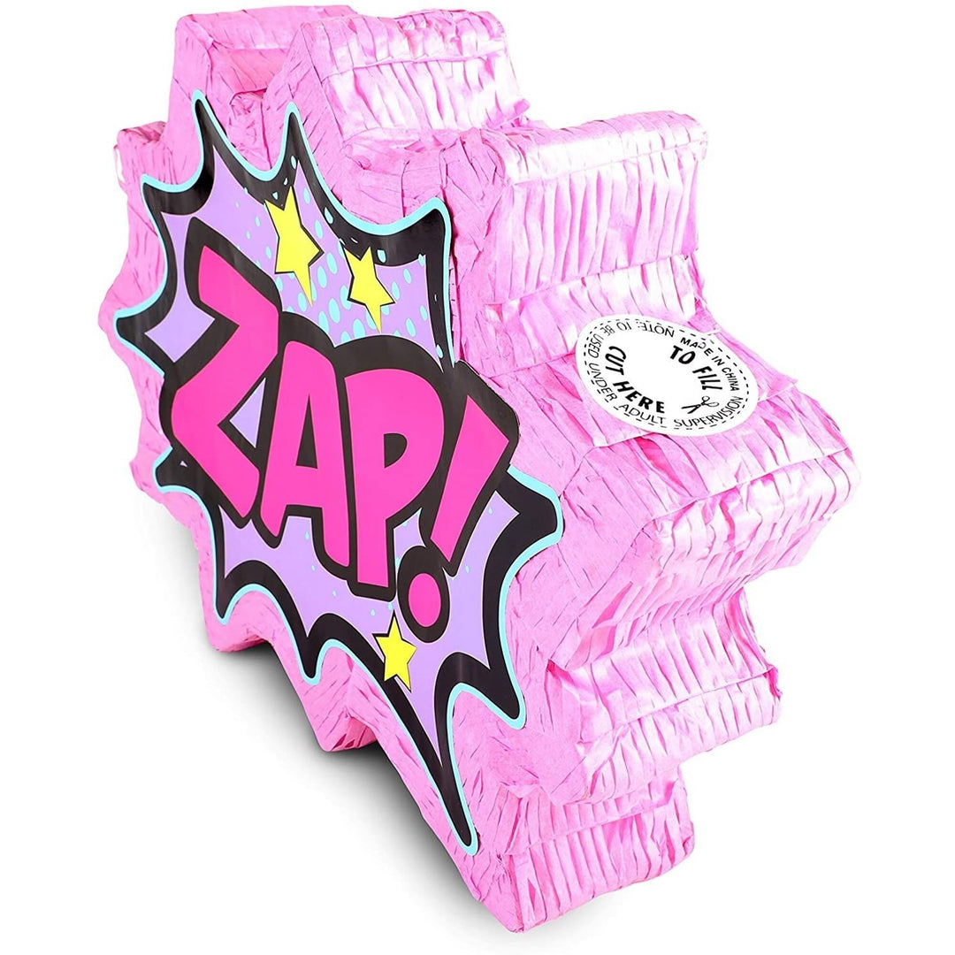 Girl Comic Book Hero Pink Party Pinata For Birthday (17 X 11.2 3 Inches) - Diamond Home USA