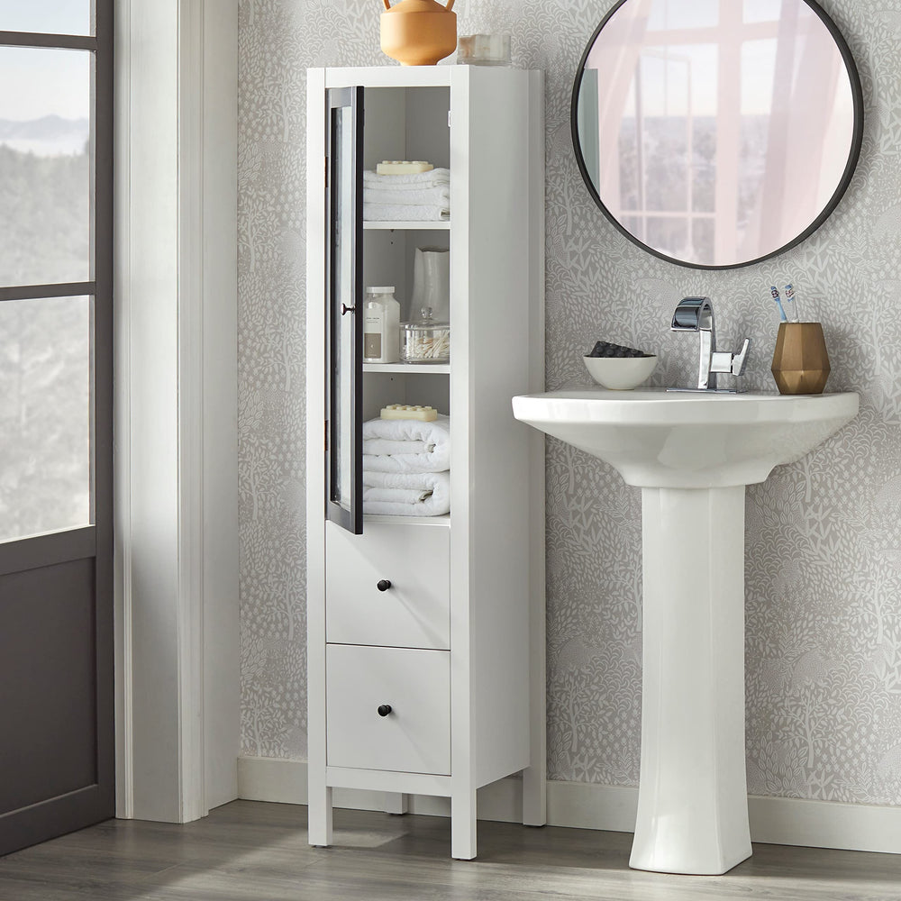 Lifestorey Radiance Linen Cabinet - Diamond Home USA