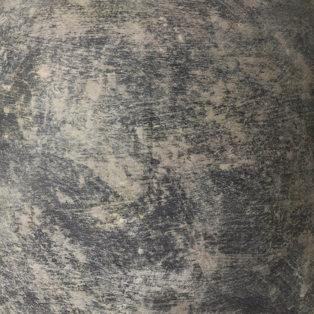 Distressed Ceramic Rustic Table Lamp 21" h X 13" w 13" d Grey Bohemian - Diamond Home USA