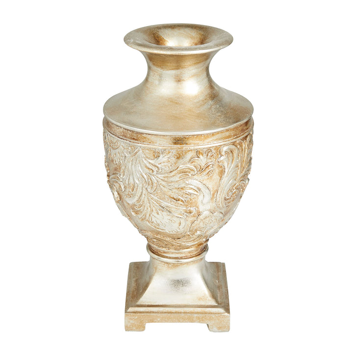 Gold Polystone Traditional Vase Polyresin - Diamond Home USA