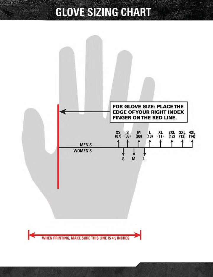 RINGERS R-065G Industrial Gloves - Size 9 Grey & Red 1 Pack - Diamond Home USA