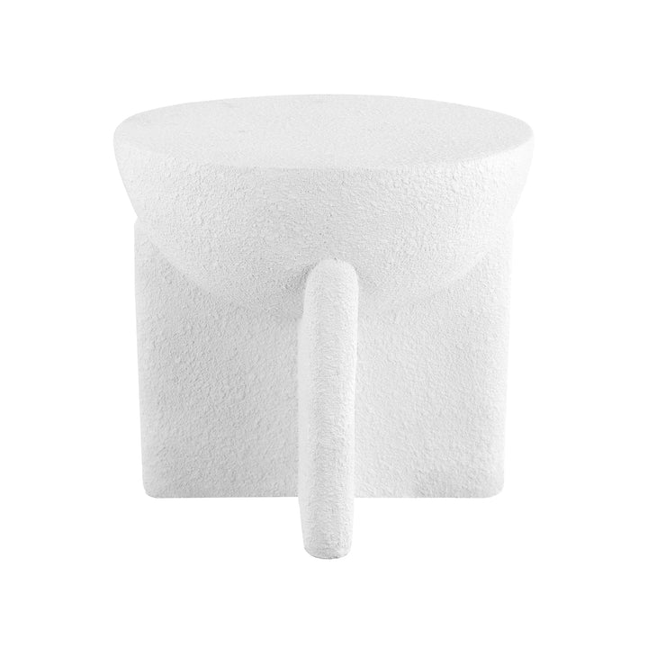 Sage 16.25" Minimalist Modern Drum Accent Table , by JONATHAN Y