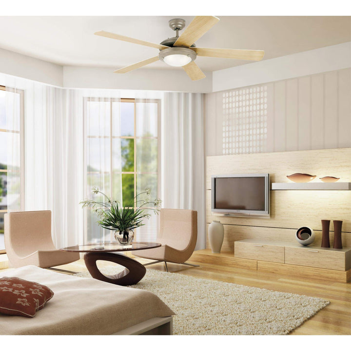 Westinghouse 7234100 Comet Indoor Ceiling Fan with Light Brushed Pewter - Diamond Home USA