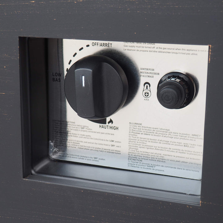 Christopher Knight Home Solomon Outdoor 33-Inch Square Fire Pit Brushed Brown - Diamond Home USA