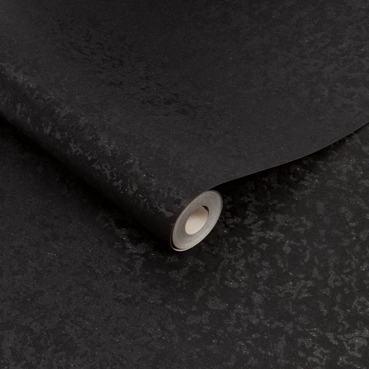 Dallas Sparkly Texture Black Wallpaper Abstract Modern Contemporary Paper - Diamond Home USA