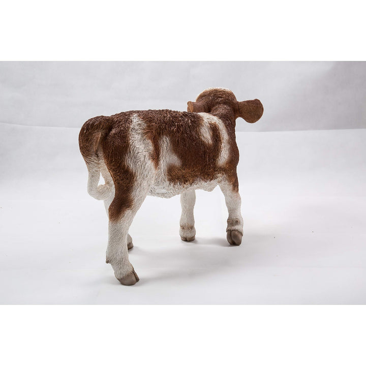 Standing Cow Statue Polyresin - Diamond Home USA