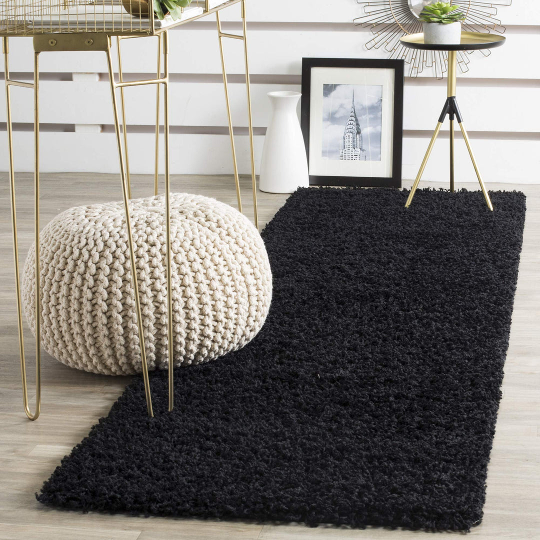 SAFAVIEH Athens Shag Collection Runner Rug - 2'3" x 8' Beige Non-Shedding & Easy - Diamond Home USA