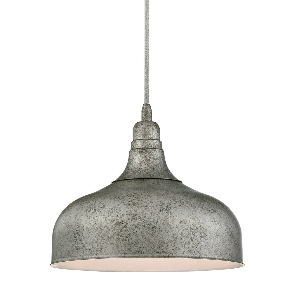 Westinghouse 6330100 One-Light Indoor Pendant Antique Steel Finish with Metal - Diamond Home USA