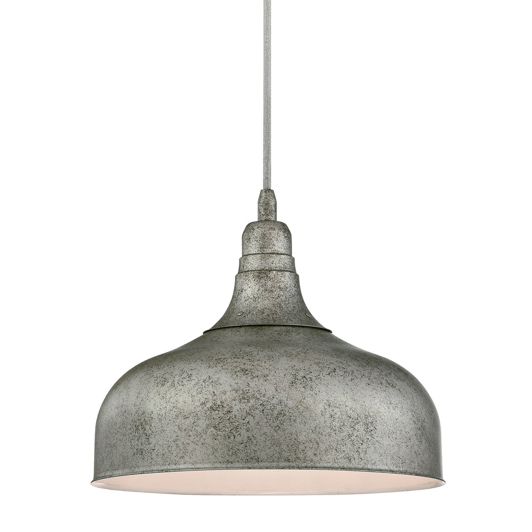 Westinghouse 6330100 One-Light Indoor Pendant Antique Steel Finish with Metal - Diamond Home USA