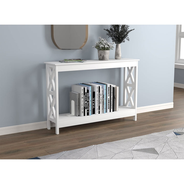 Entryway Table/Console Table-47.25" Long/te with 1 Shelf 47.25" X 12" 32"